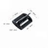 Fixlock 820 Low Profile Cam Buckle 3/4 inch Black