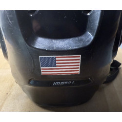 US Flag Label Hockey Helmet Sticker - 3 Pack