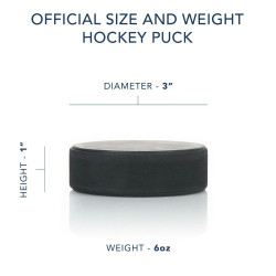 Regulation Ice Hockey Puck - Single