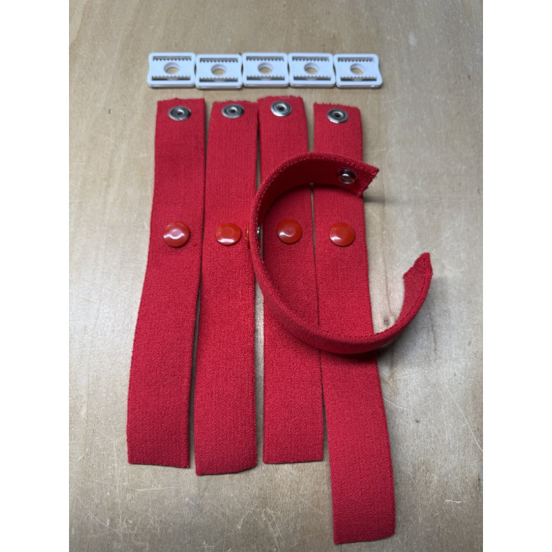Pro Weight Open Back Goalie Mask Harness Straps