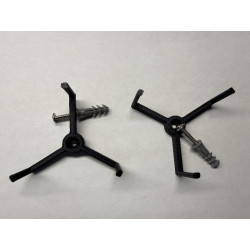 Hockey Puck Wall Mount Display Brackets 2 Pack