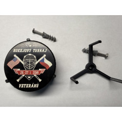 Hockey Puck Wall Mount Display Brackets 2 Pack
