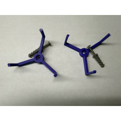 Hockey Puck Wall Mount Display Brackets 2 Pack