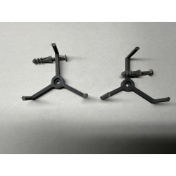 Hockey Puck Wall Mount Display Brackets 2 Pack