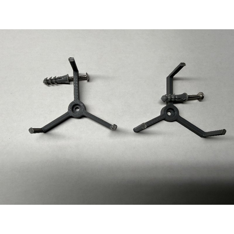 Hockey Puck Wall Mount Display Brackets 2 Pack