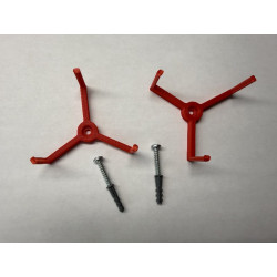 Hockey Puck Wall Mount Display Brackets 2 Pack