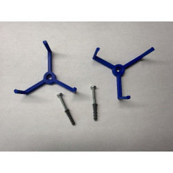 Hockey Puck Wall Mount Display Brackets 2 Pack