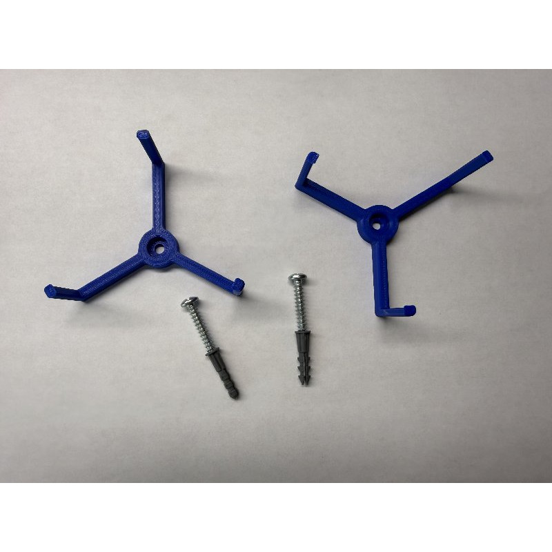 Hockey Puck Wall Mount Display Brackets 2 Pack