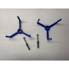 Hockey Puck Wall Mount Display Brackets 2 Pack