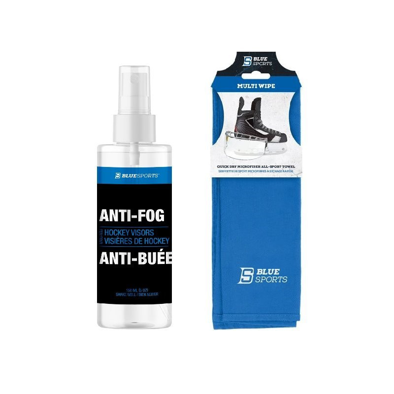 Hockey Helmet Visor Anti-Fog & Cleaning Kit