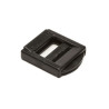 Hockey Pant Belt Slip Lock Buckle 3/4" (20mm) - Black