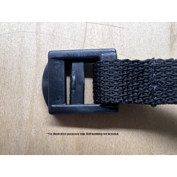 Hockey Pant Belt Slip Lock Buckle 3/4" (20mm) - Black