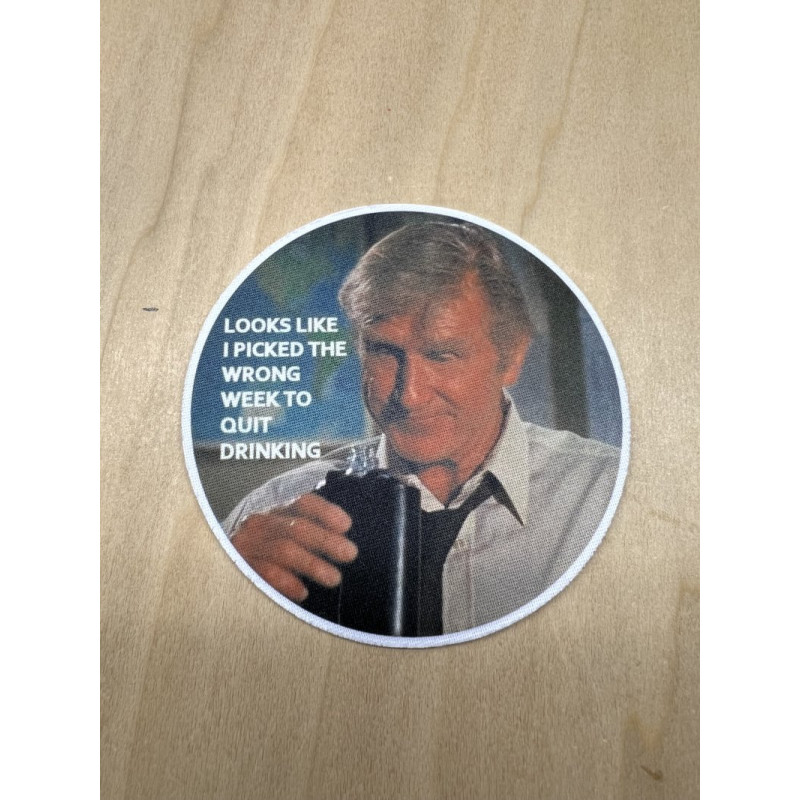 Airplane! Picked the Wrong Week to Quit Drinking Coaster
