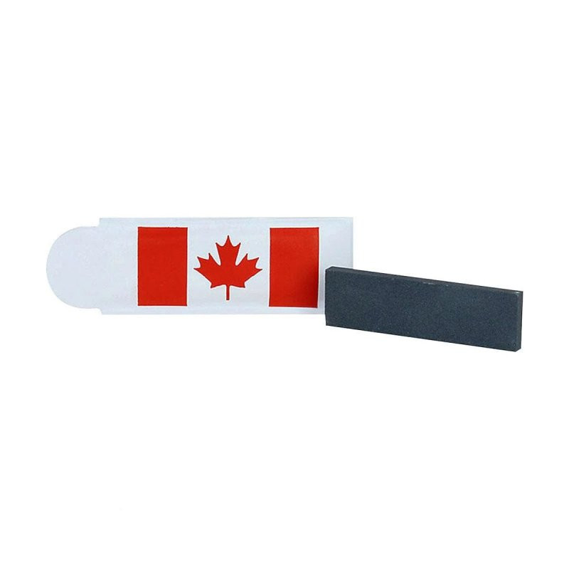 Ice Skate Sharpening Hand Honing Stone with Pouch