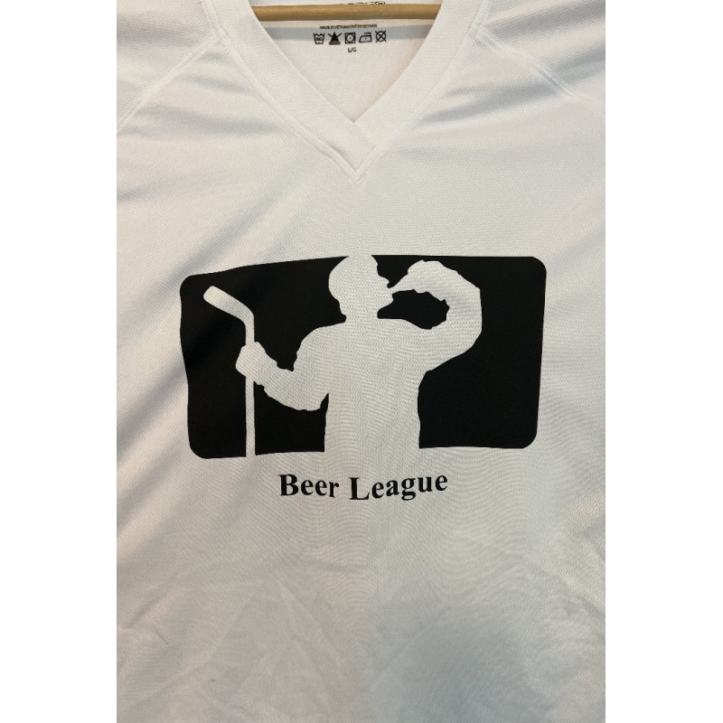 Beer League BeerHockey Logo Hockey Jersey