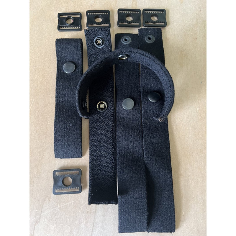 Pro Weight Open Back Goalie Mask Harness Straps