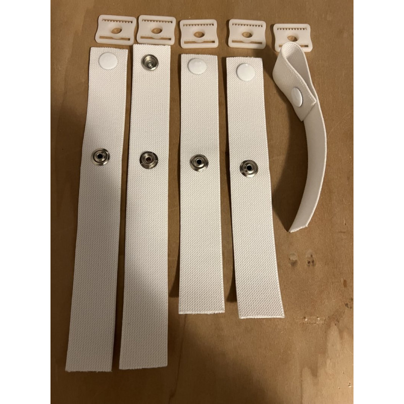 Open Back Goalie Mask Harness Straps