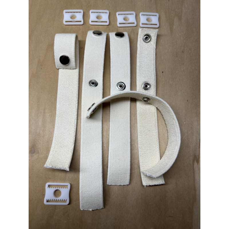 Pro Weight Open Back Goalie Mask Harness Straps