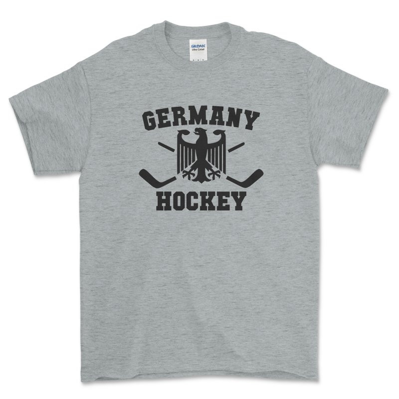 Germany Hockey - Eagle with Crossed Sticks - T Shirt