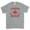 Canada Hockey - Maple Leaf with Crossed Sticks - T Shirt